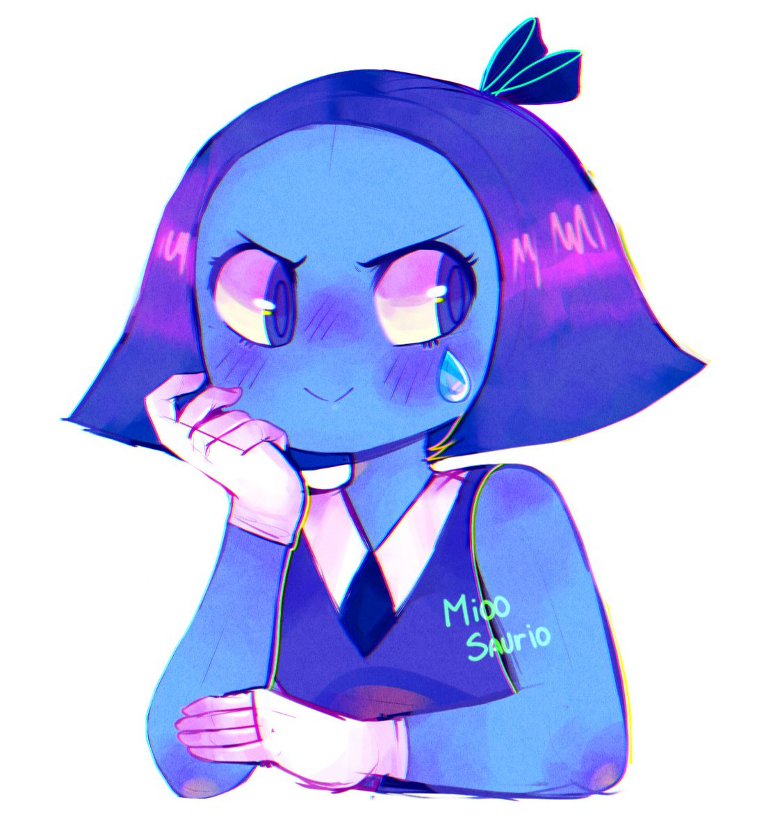 Mi00Saurio's tweet image. Yaaa de paso 
Subo a esta pequeña Aquamarine~💙