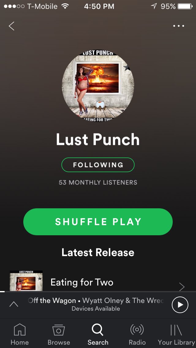 Lust_Punch's tweet photo. Our Debut Album is on @Spotify! Follow for updates on new music. #eatingfortwo https://t.co/ZiEUsyVU2X