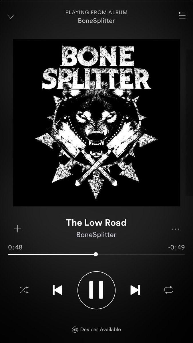 JBaker_207's tweet photo. Before even checking out the band I had an idea it was going to be awesome. Having a guitarist from Bury Your Dead helps. #Bonesplitter https://t.co/Z6bGvRfj2l