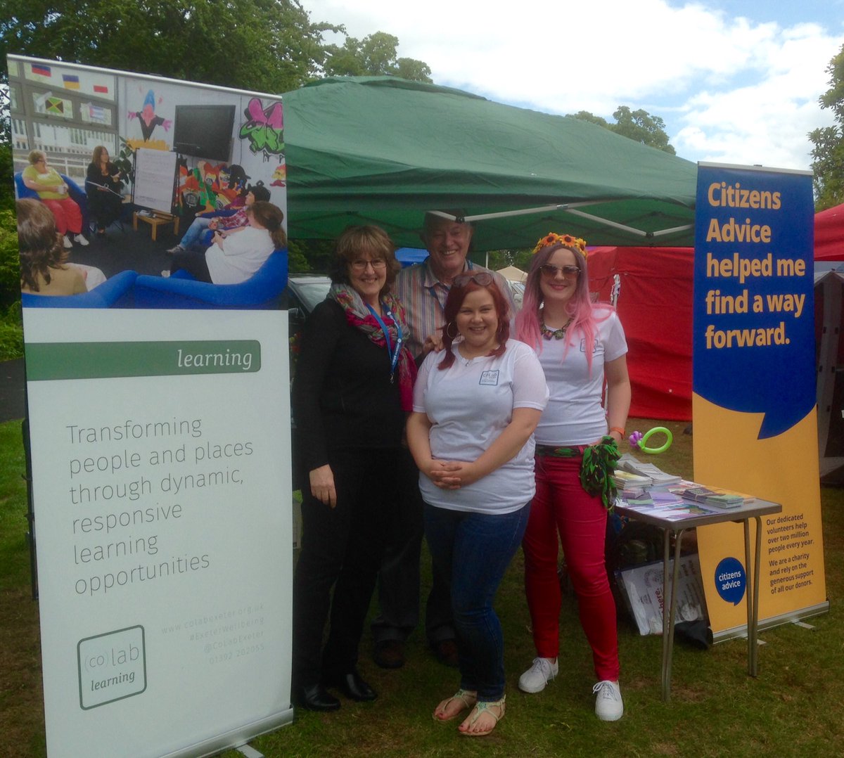 DevarajKaren's tweet image. Love being neighbours with @CoLabExeter here @ExeterPride 😍 Pop over to our @ExeterCAB stand this afternoon! 🏳️‍🌈