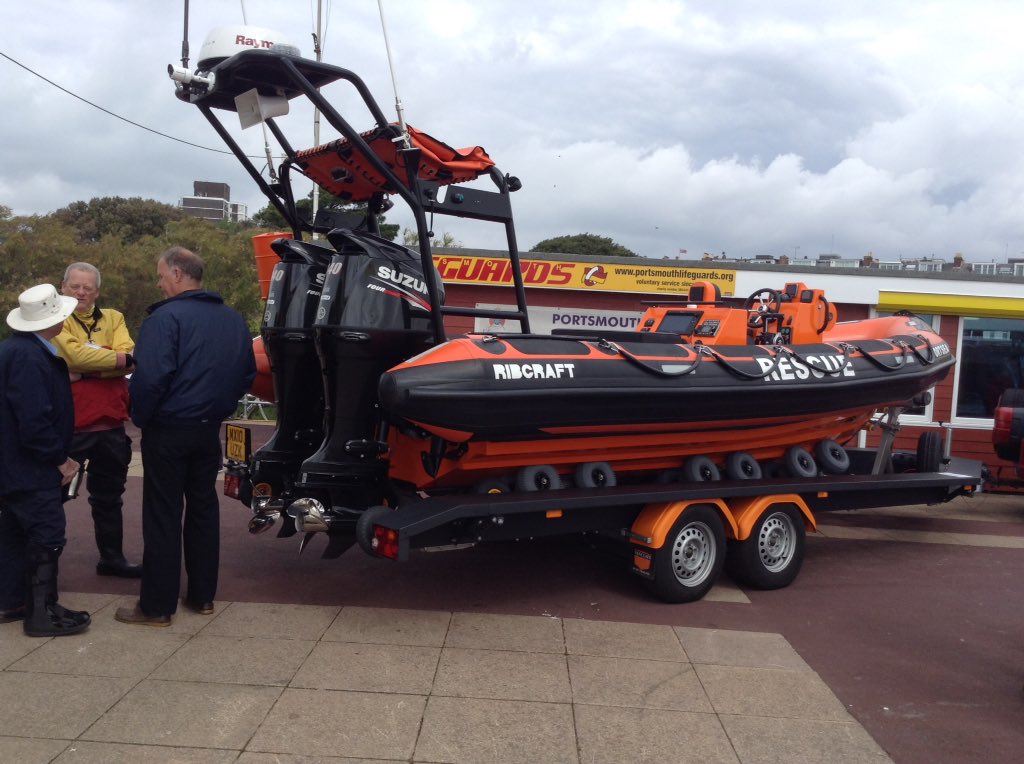RLSSWessex's tweet photo. Gathering for launch @portsearescue new rescue boat @RLSSUK #drowningprevention https://t.co/RCnIK5yNkW