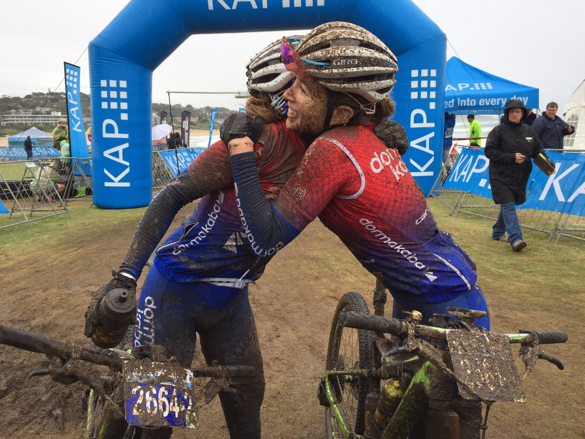 Your 2017 #KAPsani2cRace17 <a href="/TeamDORMASA/">Team dormakaba SA</a> <a href="/Candice_MTB/">Candice Lill</a> and <a href="/VeraAdrian7/">Vera Looser (Adrian)</a> take overall for the second gear in a row.!