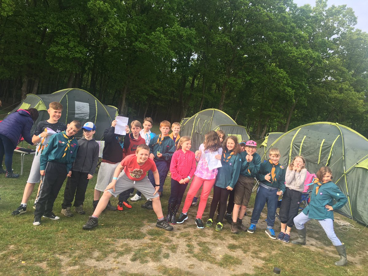 shjpoole's tweet photo. Good morning from @FernyCrofts #LinkCamp - these young ones have had me awake since 5am. Bliss! It's all good. #iScout #Fun #Adventure https://t.co/7o8PVXWgVL