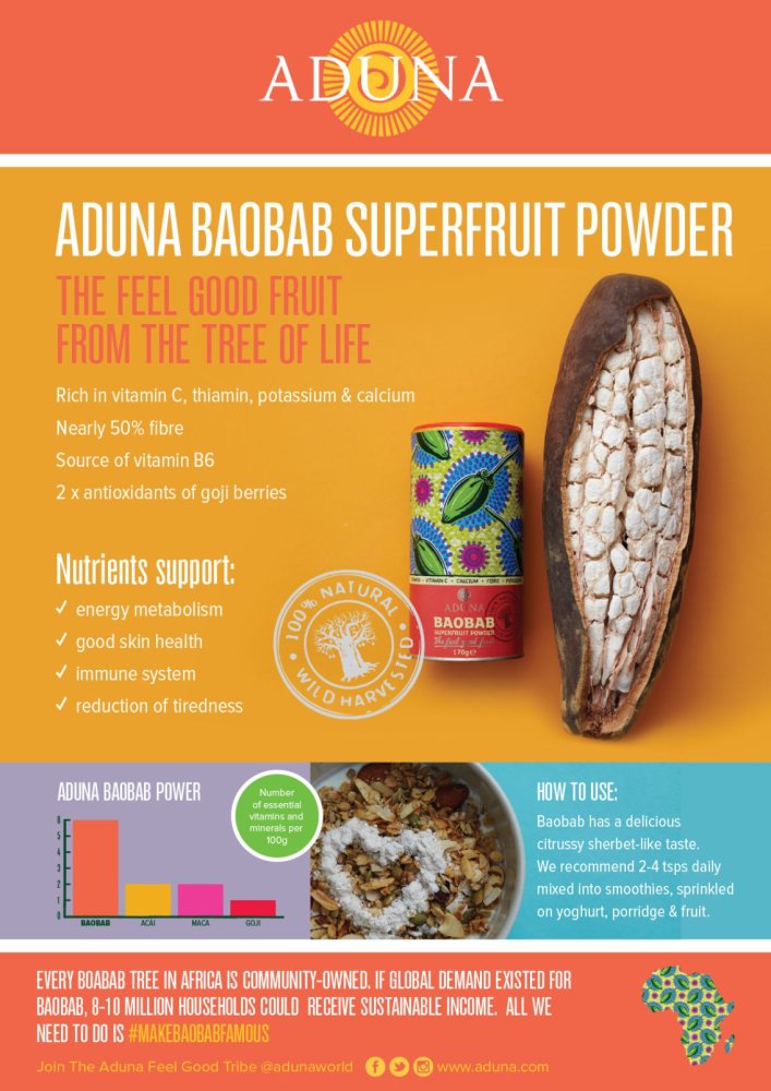 ThrivoUK's tweet photo. #Baobab has one of the highest antioxidant capacities of any fruit in the world!  https://t.co/2fNWBuUUMF https://t.co/jGe5U2tOcH