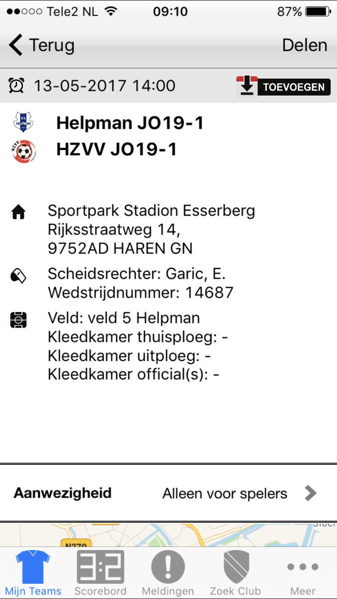 Matchday! <a href="/vvhelpman/">vvhelpman</a> Jo19-1 - <a href="/HZVV/">HZVV</a> Jo19-1. De degradant tegen de nummer 3, een wedstrijd om des keizers baard. #HZVV #HZVVo19