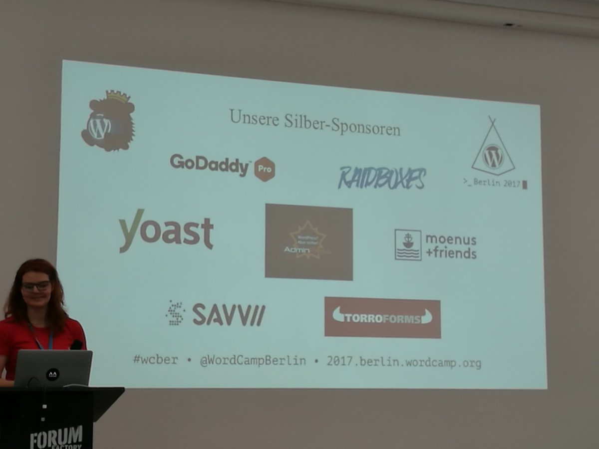 bernhardhinsken's tweet photo. Es geht auch beim @WordCampBerlin nichts ohne Unterstützung 👍🏼
#Gold, #Silber, #Bronze und besonders die #Community #Sponsoren 👏🏼👏🏼👏🏼
#wpber https://t.co/e2BdikvNk9