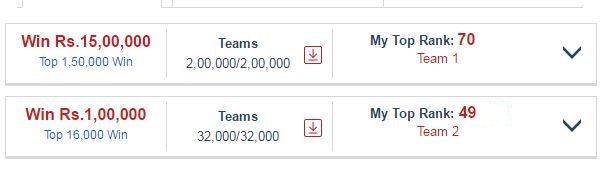vk0000's tweet photo. for confirmed #Dream11 teams today #KKRvsMI , #GLvSRH , please whats app 9463117101 #ipl #IPL2017 , My winning for #ddvsrps last day https://t.co/j264vXkPRc