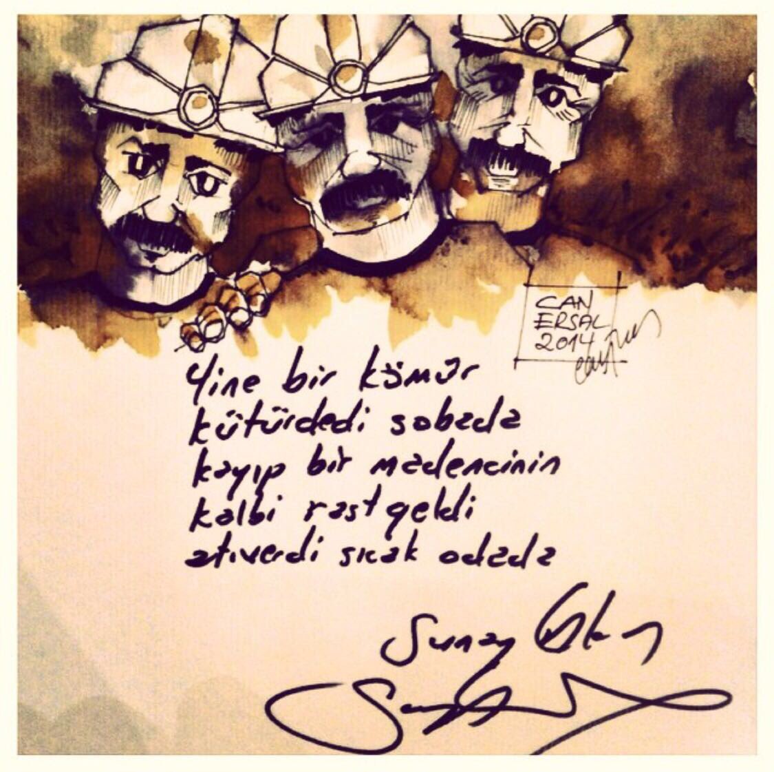 SunayAkin's tweet photo. Soma'da kaybettiğimiz emekçilerimize saygıyla... https://t.co/hi3lhA1l4Z