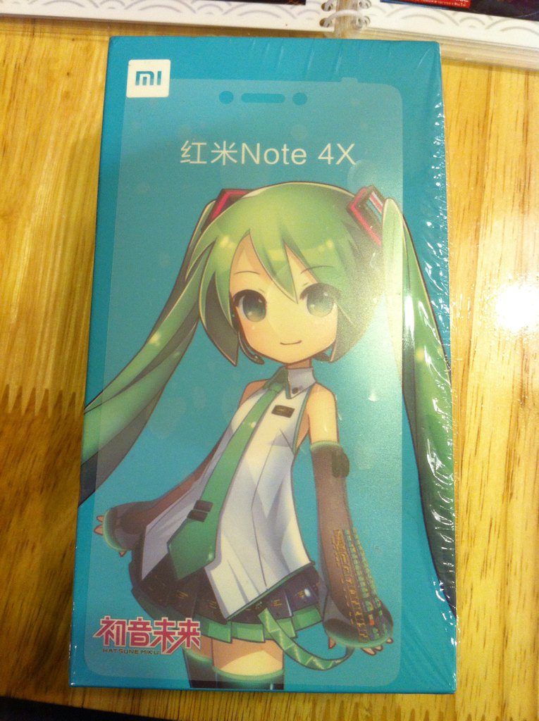 xwdesu's tweet image. Got it!! Xiaomi Note4x Hatsune Miku edition #xiaomi #note4x #HatsuneMiku #vocaloid