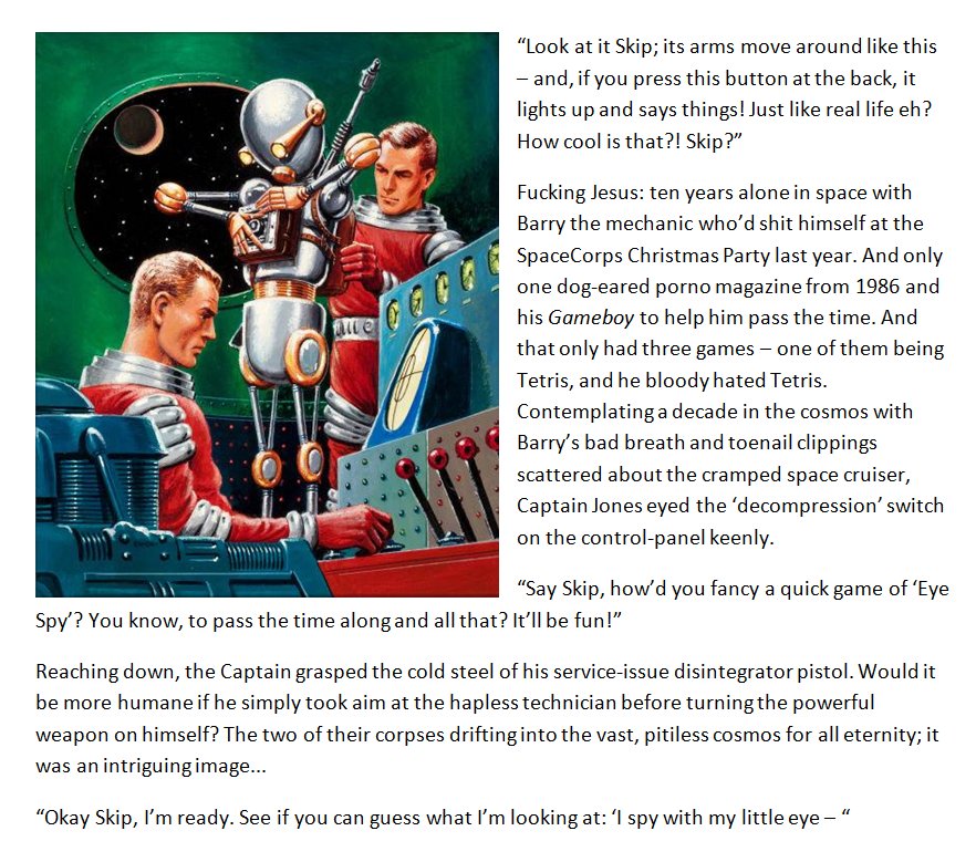 RecycledPulp's tweet image. #weekend #saturdaymorning #scifi #pulp #1950s #writerslife