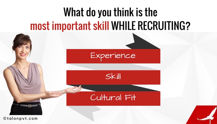 talonpvt's tweet photo. What do you think is the most important skill while #recruiting?
#OpinionPoll https://t.co/vfc0flOBQZ