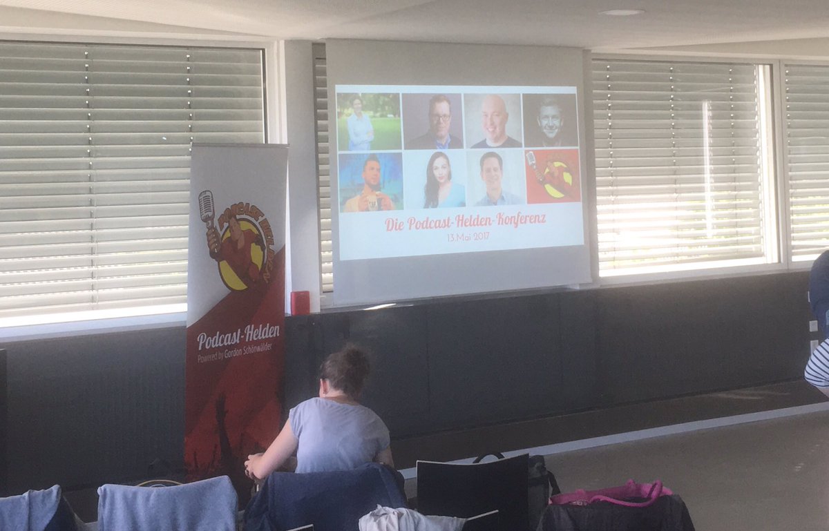 sozialaudio's tweet photo. #Podcast #Helden #Konferenz gleich geht es los https://t.co/B7ciXYFun0