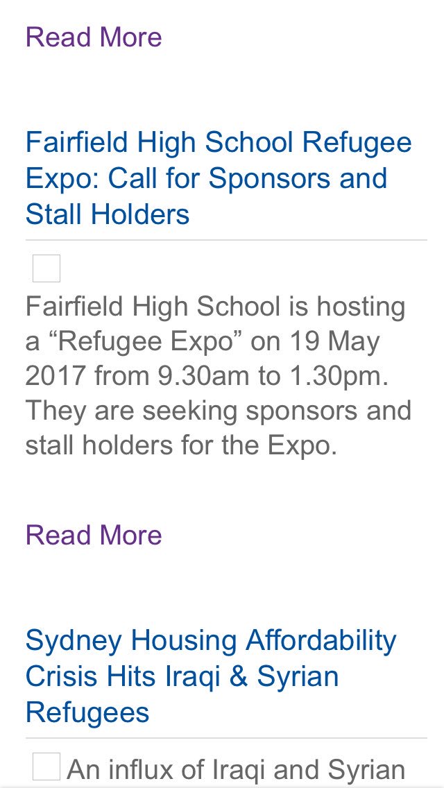 DebEdwa1's tweet photo. It's out there. Everyone is helping to promote the inaugural  @fairfieldh1 Refugee Expo. Come along and help us make history. 19.5.17 https://t.co/dB8oGgcawk