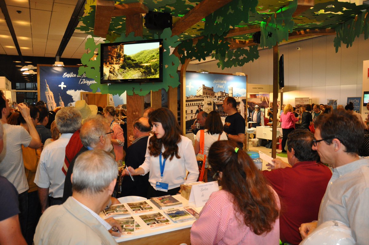 Buen primer dia en #Aratur17 Turismo Rural de Aragón 
Estaremos Sabado y Domingo promocionando el mundo rural palacio de congresos Zaragoza