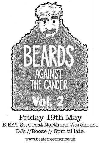 McrPulse's tweet photo. This should be a fantastic event! Beards Against the Cancer at @BeatStreetMCR on the 19th May! #beardsagainstcancer https://t.co/BYeTN9b6j3 https://t.co/jotEdvNOhS