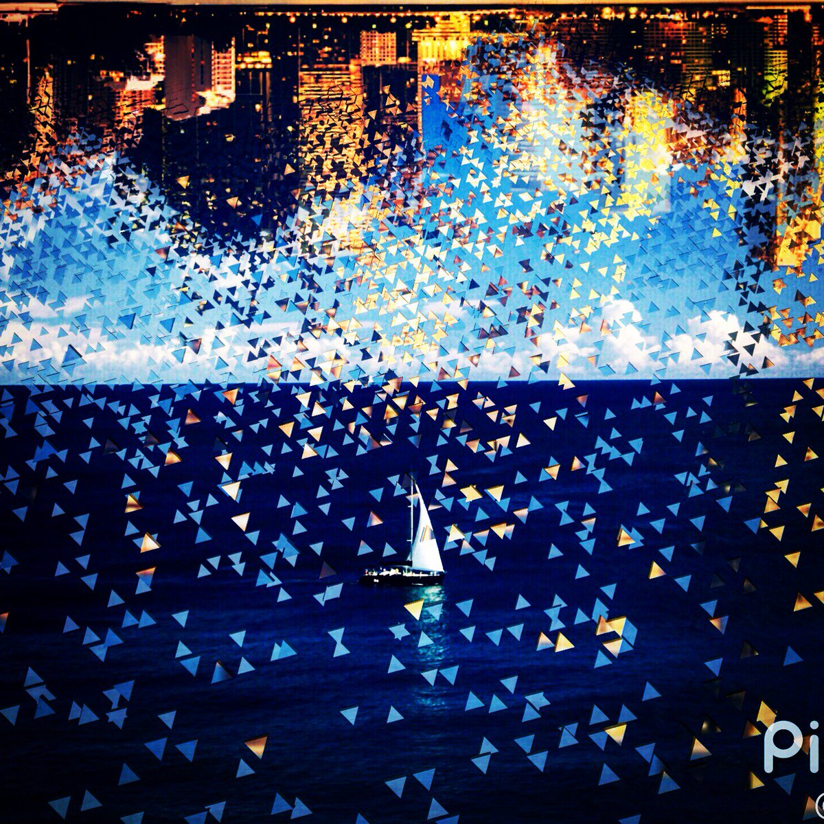 AnjaMariaBates1's tweet photo. #DispersionContest  #PicsArt #city.       #boat  #ocean #anja https://t.co/usCJNZNRPh