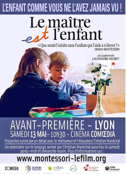 ChBo69's tweet photo. [#Cinéma ]avant-première pour "Le Maître est l'enfant" @Creches_LPCR #montessori #fondation https://t.co/qR3PwGwS1Q