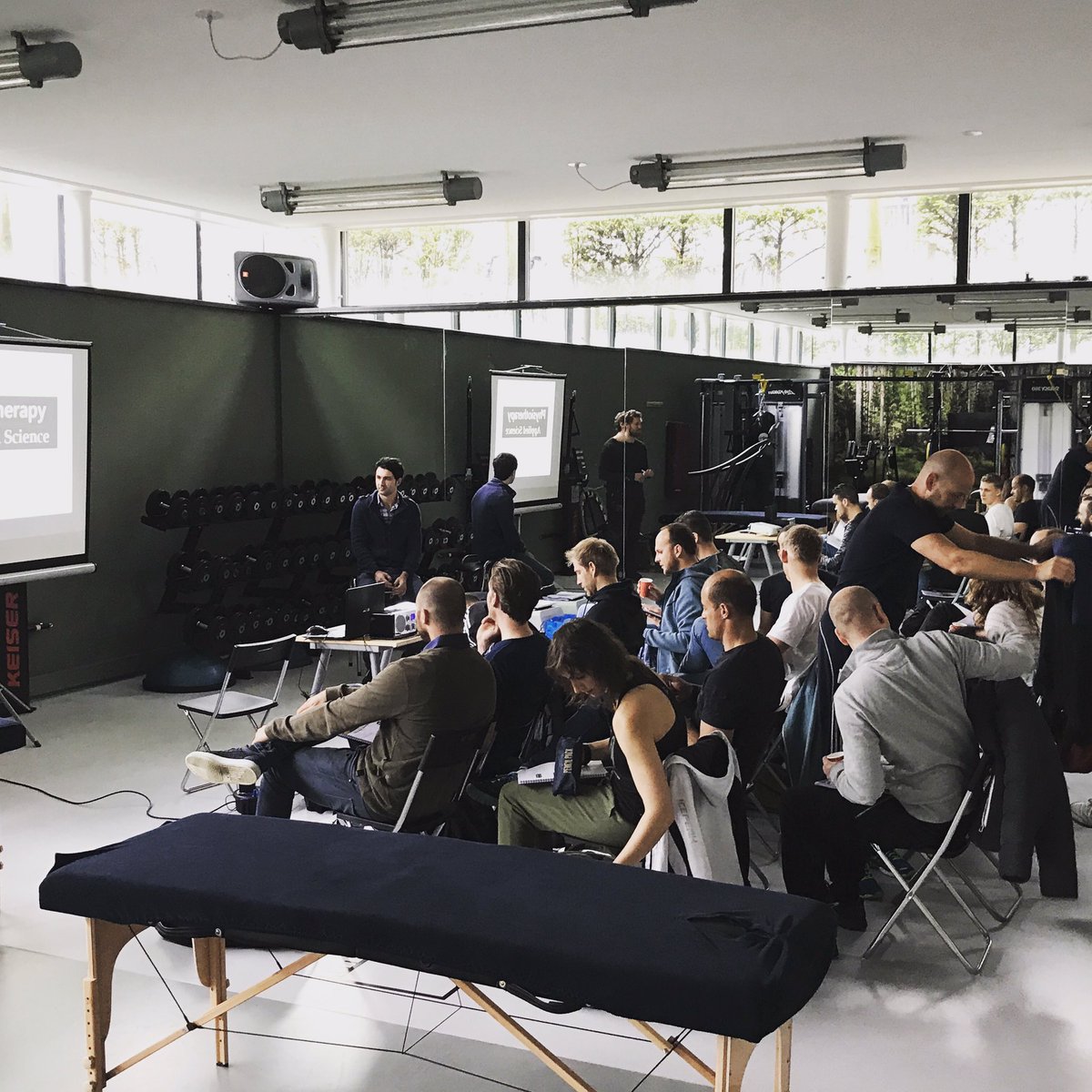 Workshop day 1. Tendinopathy &amp; performance at SMC Amsterdam #evidence #testing #sport #PhysicalTherapy #performance #soldout