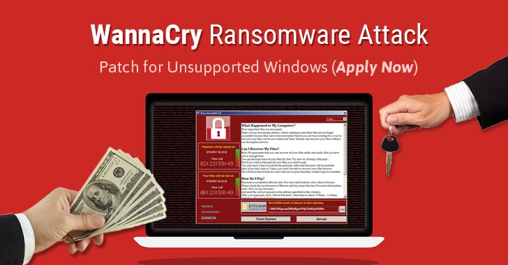 TheHackersNews's tweet image. Protect Against #WannaCry Ransomware: #Microsoft Issues Emergency Patch for Unsupported Windows (XP, Vista, 8,...) thehackernews.com/2017/05/wannac…