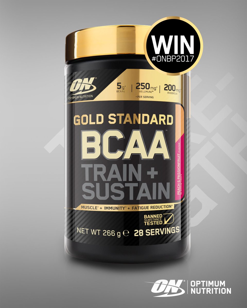 Get your hands on a tub of our brand new Peach &amp; Passion Fruit #GSBCAA. For your chance to #win RT &amp; &amp; Follow! #ONBP2017