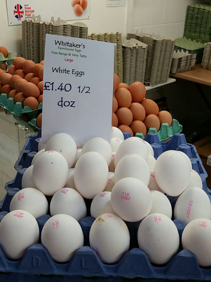 Free range white eggs <a href="/WhitakersEggs/">Whitakers Eggs</a> @leedsMarket@marketdelivered you don't see these often great value <a href="/NeilsCatering/">Neils Catering</a>