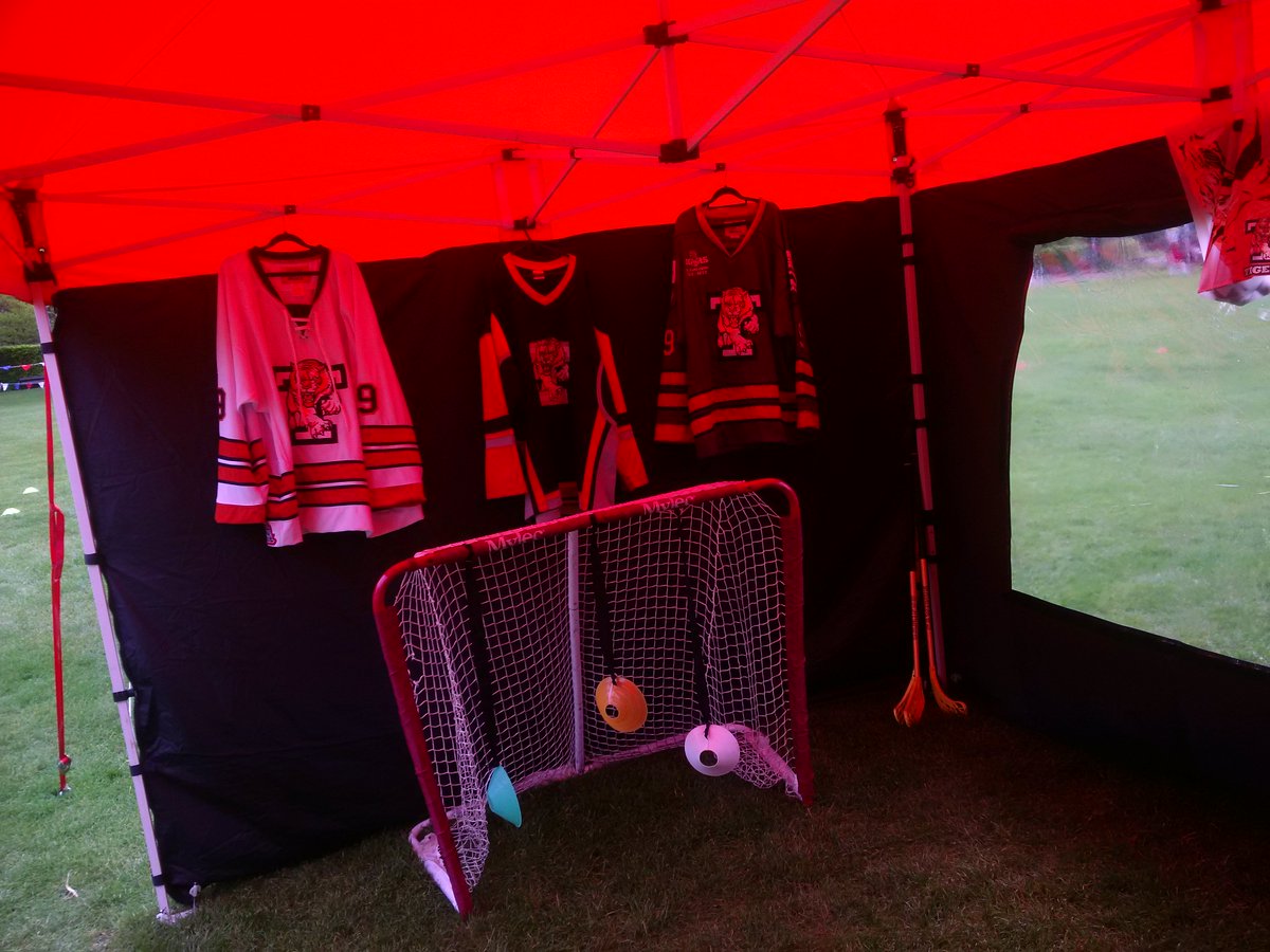 Superb fun here at @shropshirekidsfestival - spreading the word about our great sport :-)