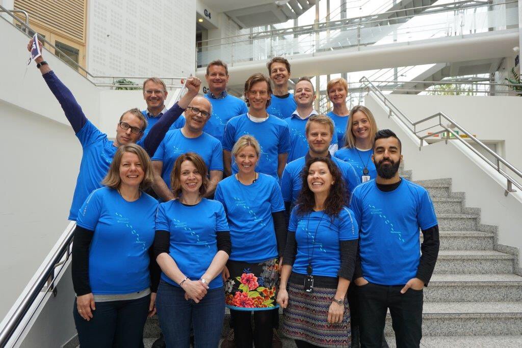 forskningsradet's tweet image. Rådtassene er klare for #HKstafetten med "Forskning for innovasjon og bærekraft" nærmest hjertet❤