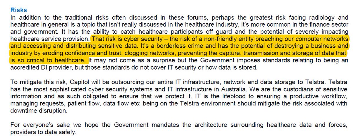johnconidi's tweet image. Who could've predicted #NHSCyberAttack? See my CAJ.AX 2015 MD rpt goo.gl/Hu3P6K Got @Telstra to protect #Australian #patient #data