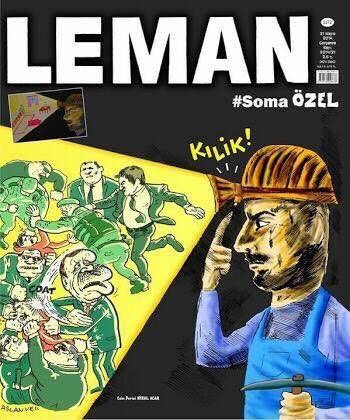 politikbaykus's tweet photo. Leman Mizah Dergisi #Soma özel sayısı
Faili belli! https://t.co/7UeChlmei8
