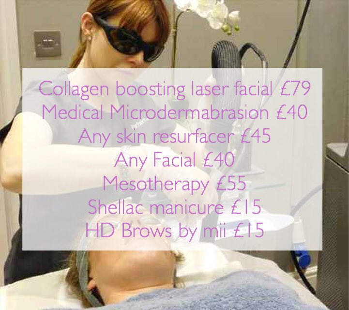 we have some last minute availability today to book 1 of the discounted treatments call 02082952088 #beckbromfl