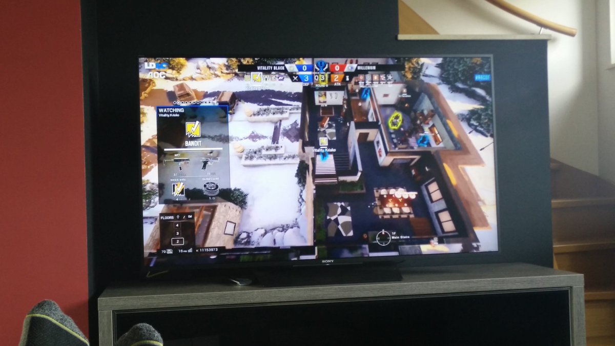 KoubiakR6S's tweet photo. La coupe de France cast par @ScokR6S sur un 55" c'est nickel. :D
@Ubisoft @Rainbow6Game #CDFR6 https://t.co/996pQ4KZq0