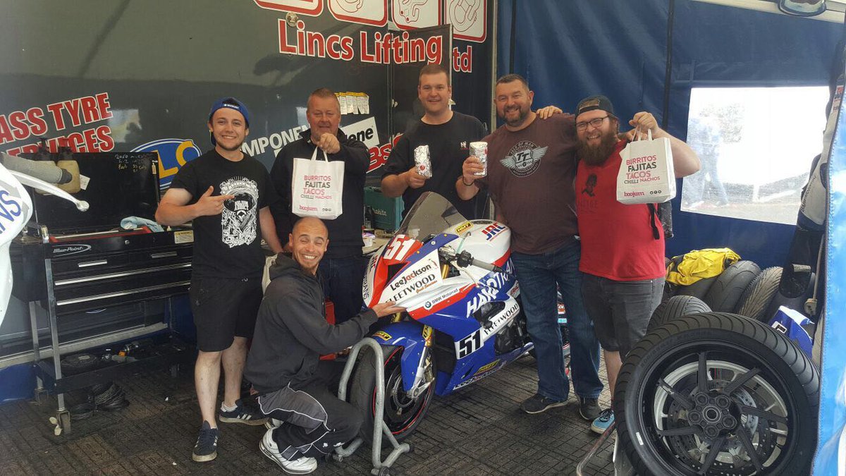 boojummex's tweet photo. Race day @northwest200! Loadsa luck to all the riders 2day ๐๐ these boys are well fuelled with burritos from the #Boojmobile ๐ฏ๐๐ฏ #NW200 https://t.co/Tn0uaVYHDr