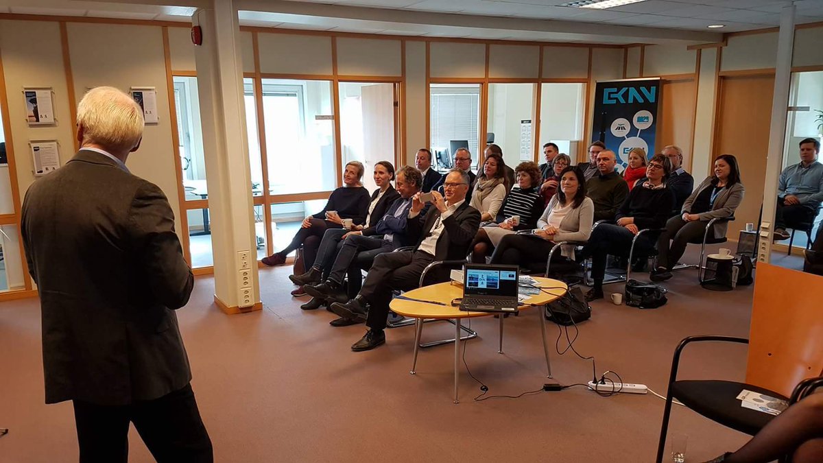 I går hadde vi frokostseminar sammen med <a href="/Subsea7Official/">Subsea7</a> som vi nå deler kontor med i #Tromsø. Veldig hyggelig med mange gjester innom.