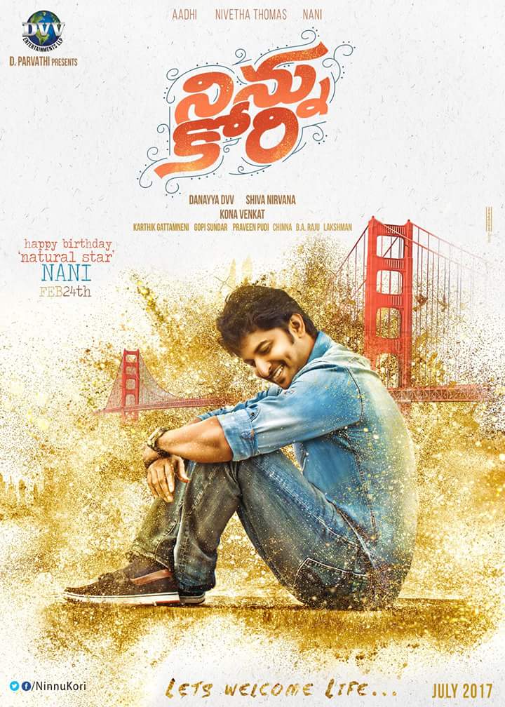 SaiPrathuri's tweet photo. completed 100 days of
#nenu_local 
 completed shoot by 
#ninnu_kori  
starts for shoot by
#MCA @NameisNani  "super fast express nani" https://t.co/a3yPl4w3Tu
