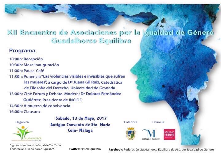 igualdadmlg's tweet photo. Hoy estamos en el XII Encuentro de Asociaciones de la Comarca del #Guadalhorce organizado por @FedEquilibra en #Coin con @juanamariagil https://t.co/Dg13agro7y