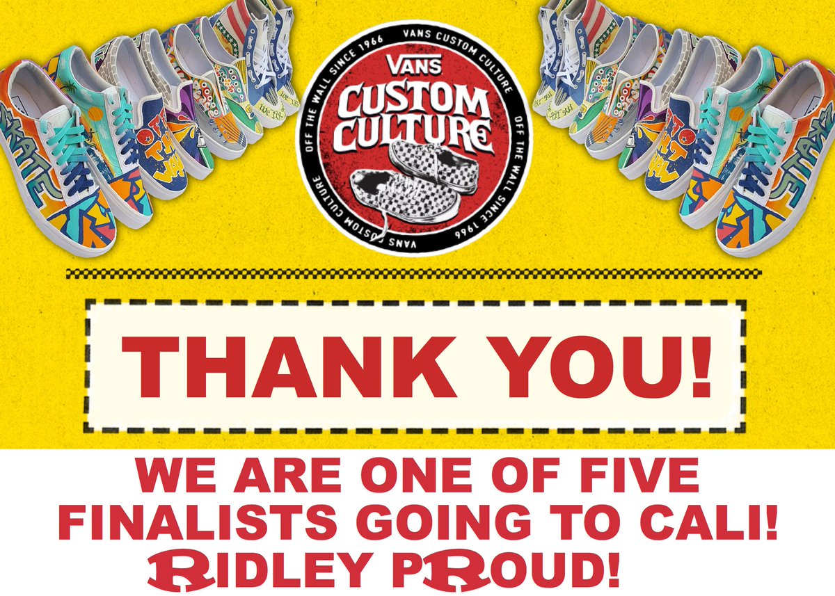 Thank you to everyone who voted daily! #ridleyproud #buildingRlegacy