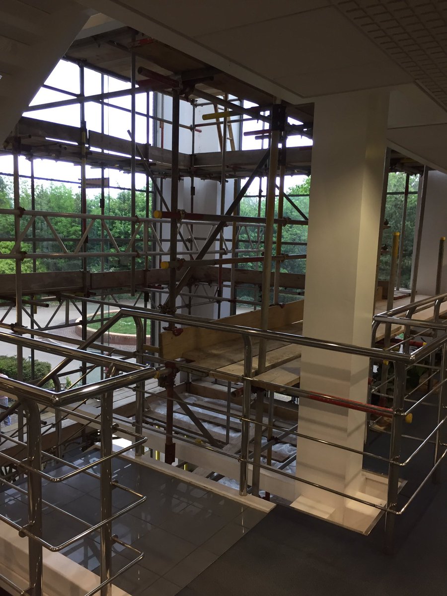 RussellScaffold's tweet photo. Great shift today from the lads. 6m2 x 13m high crash deck with 4 lifts. #russellscaffolding&amp;access #scaffolding https://t.co/csxvVVbT2Z