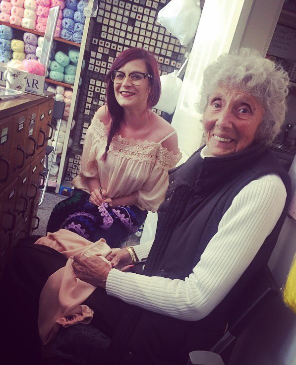 dorlinswool's tweet photo. Crafty Afternoon in Dorlins! โ๏ธ๐
Liz popped in to help us ๐
#dorlins #haberdashery #crafty #crochet #sewing https://t.co/cZQIzstzOg
