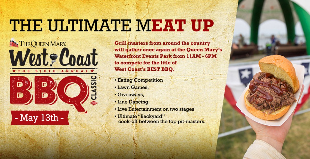 fungodo's tweet photo. Fun "Meat-Up" event for Foodies at the Queen Mary West Coast BBQ Classic - https://t.co/oE4LnSsbE0 #BBQ #Foodie #QueenMary #MeatUp #FunGoDo! https://t.co/Air0FqTSvI