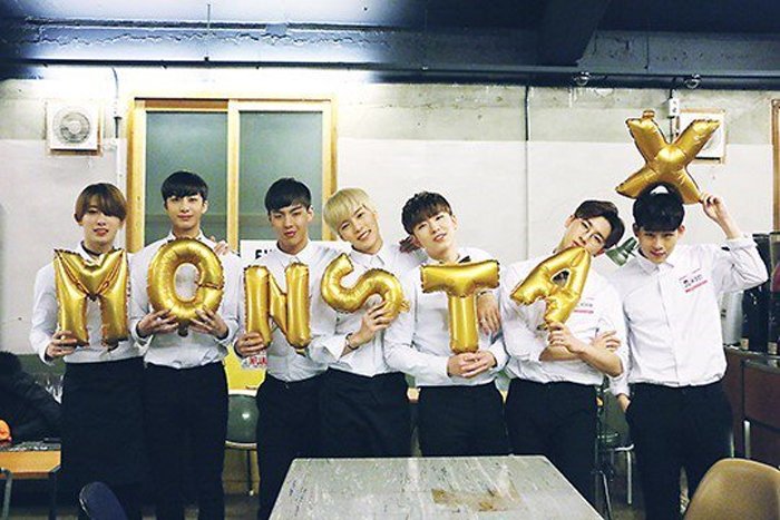 allkpop's tweet photo. #2YearsWithMonstaX https://t.co/qgB5gtwwSp