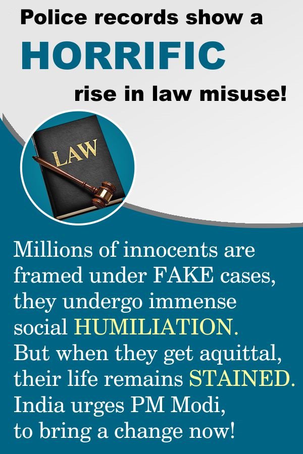 Law Misuse is inflaming social harmony
1000s of males r arrested under FAKE POCSO CASES
#POCSOlawMisused