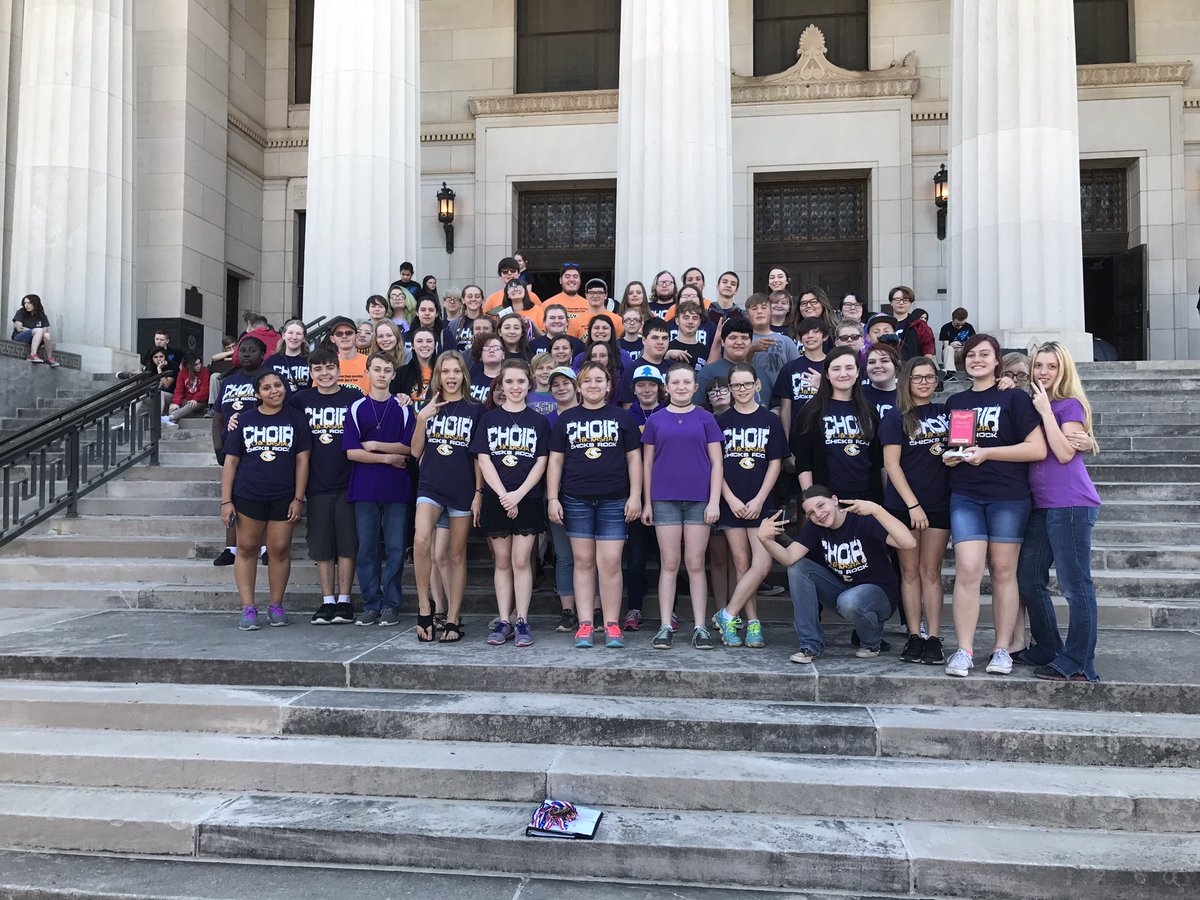 ChickashaChoir's tweet photo. CPS Choirs at Heartland Music Festival. They all performed great! So proud! https://t.co/yodkUikjxh