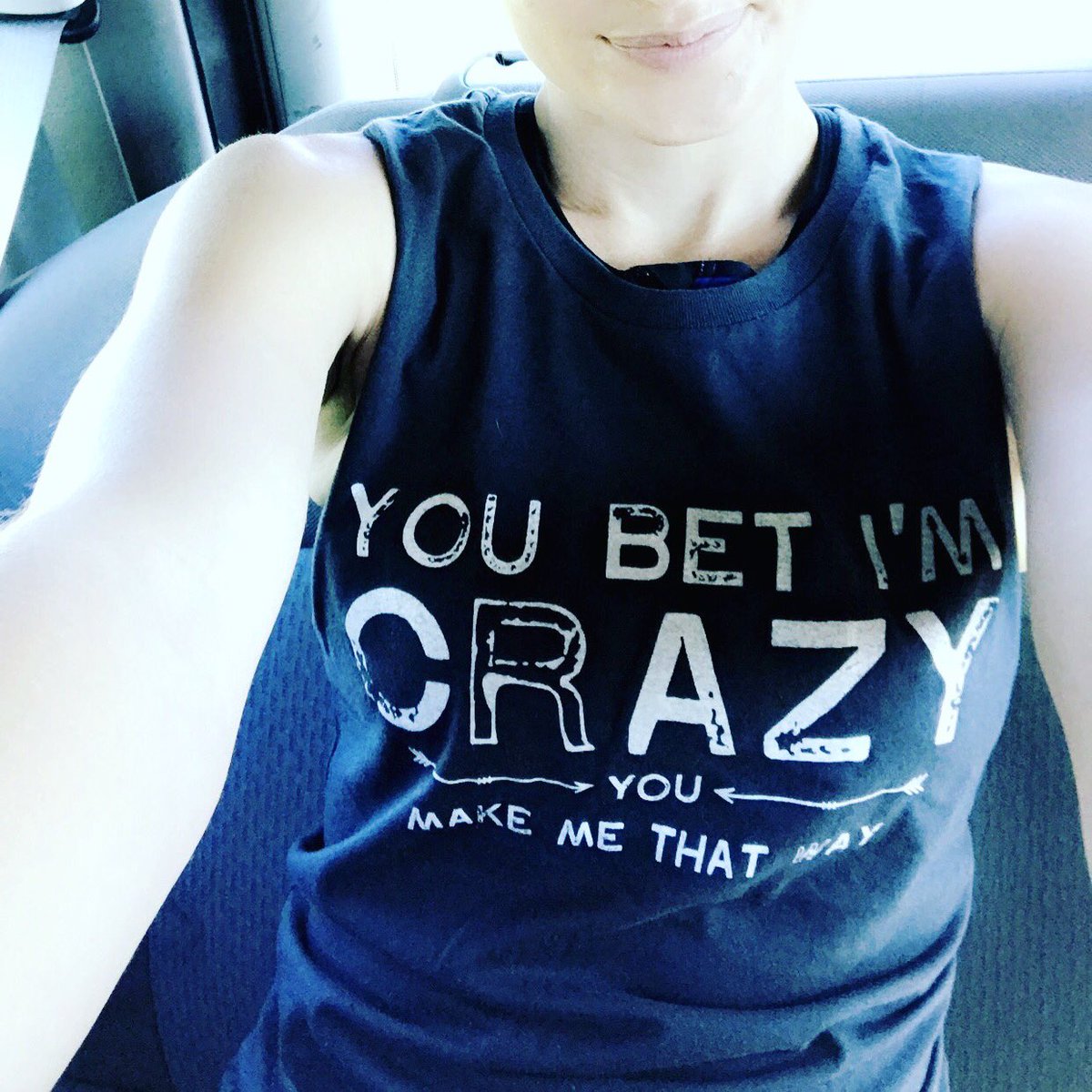 BriBagwell's tweet photo. Wearing my own merch. #gypsyproblems #gypsysolutions #youbetimcrazy Texarkana tonight Bright Star Theater. Tix: https://t.co/ykIMDKAQXw 730p https://t.co/lROffA39dz