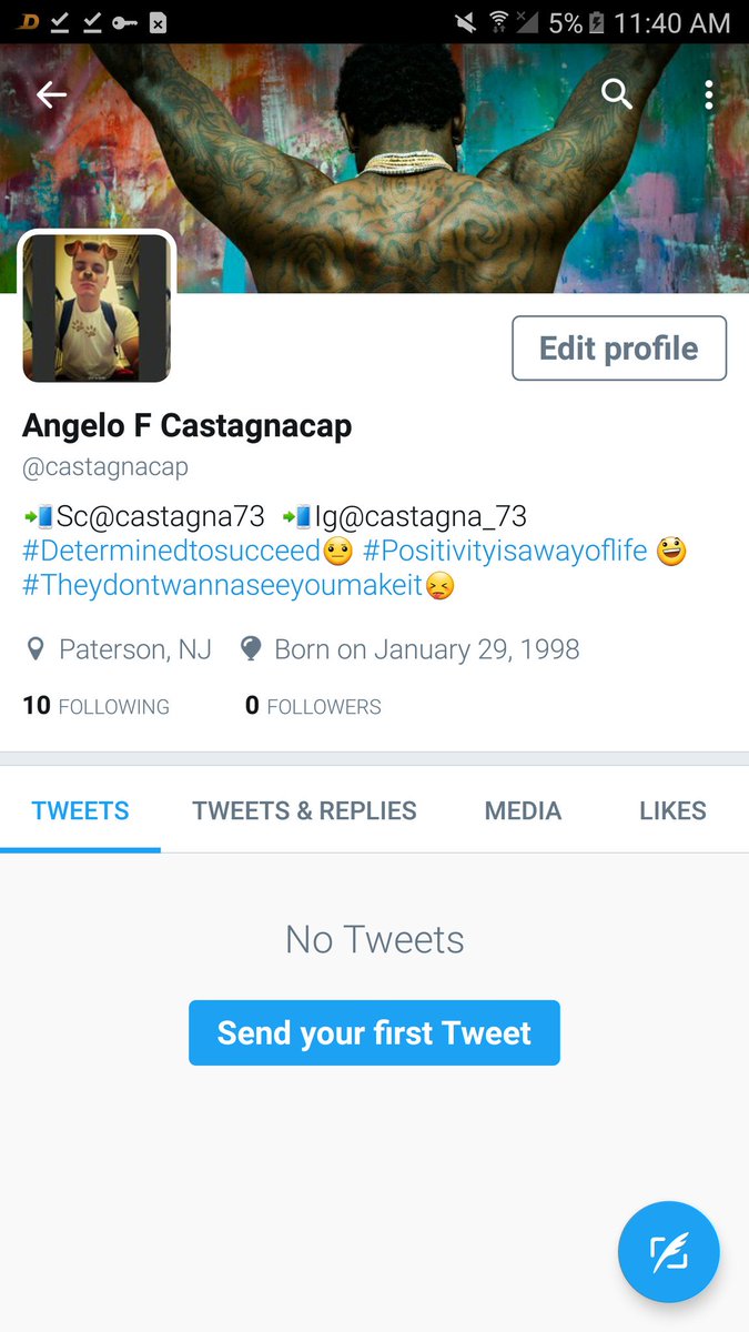 castagna73's tweet photo. Follow my new account this one is getting deleted @castagnacap https://t.co/fcQrtl4oZ6