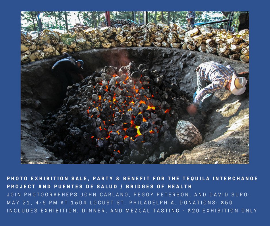 You're invited! #Tequilainterchangeproject #Puentesdesalud #JohnCarlano #PeggyPetterson #pechugamezcales #mexicophoto #agavepictures #Mexico
