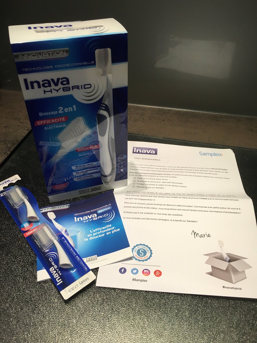 val6663's tweet photo. Go brossage de dents avec #InavaHybrid #sampleo https://t.co/cK4Pz47PIf