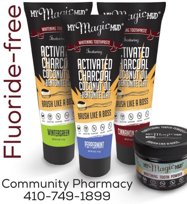commpharmmd's tweet photo. It's back! Magic Mud Toothpaste...charcoal, mint, orange. Organic and all natural.
#mymagicmud #whitening #dental https://t.co/YUTW59n65v