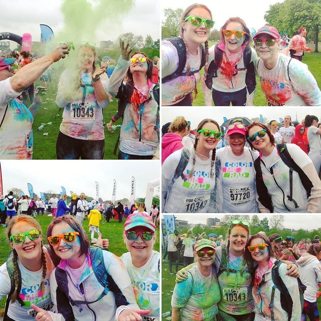 yvon_gib's tweet photo. The rain didn't dampen team @Scot_STAR efforts! Great morning getting covered in colour! #rad #colourmerad #5km #g… https://t.co/tcLpzs4Z9p https://t.co/j6NdLNe3D3
