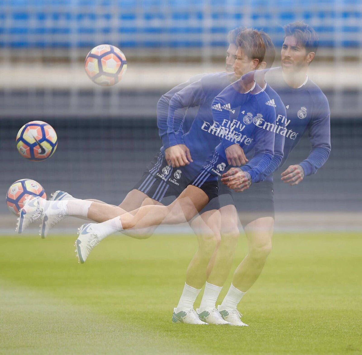 SergioRamos's tweet photo. ¡Madridistas, todos a una #APorLaLiga!
All for one! 
#HalaMadrid https://t.co/48OaxDNfB6