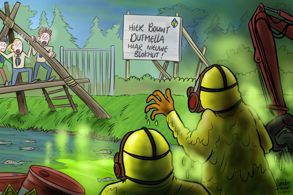 weekbladForum's tweet photo. Cartoon van afgelopen week - over de vervuiling van de Sonse Heideloop. #senb #sonenbreugel #cartoon https://t.co/gHO0P67MZp